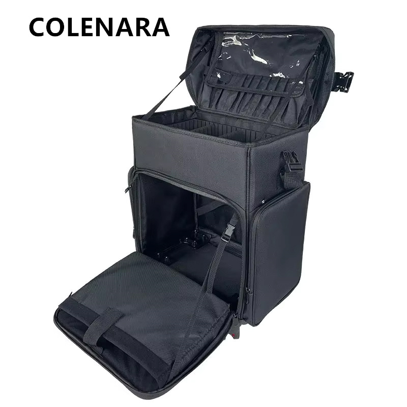 Cosmetic Bags - COLENARA Kosmetyczka Damska z Tkaniny Oxford,