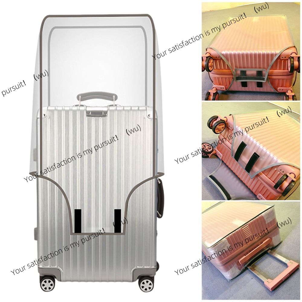 Luggage Protective Cover Transparent - Przezroczysty, wodoodporny pokrowiec ochronny na walizkę