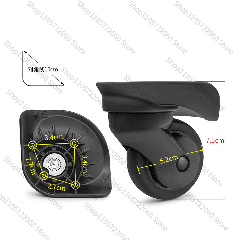 Silent Replacement Luggage Wheels - Dla W048 # Zapasowe części do