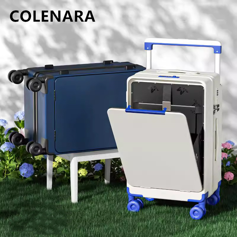 Front Opening Laptop Luggage 24 Inch - Walizka COLENARA ABS+PC z przednim otworem