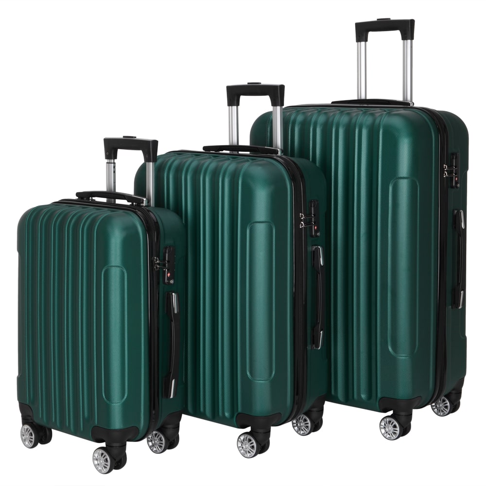 Expandable Hard Shell Luggage Set - Wielofunkcyjny zestaw do przechowywania bagażu o
