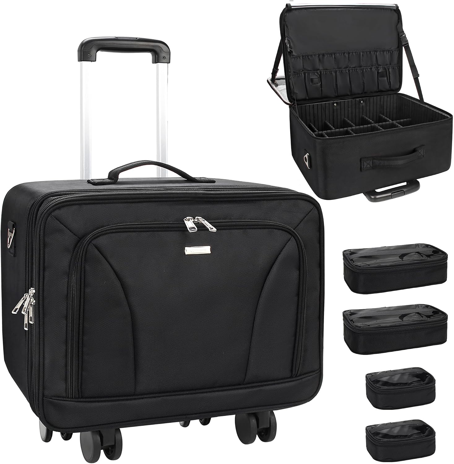 Travel Bags - Bardzo Duży Kosmetyczny Kufer Podróżny na