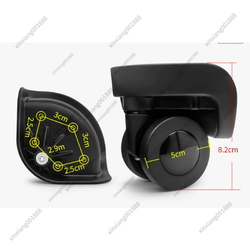 Silent Replacement Luggage Wheels - Kółka zamienne do walizek DISSONA, uniwersalne