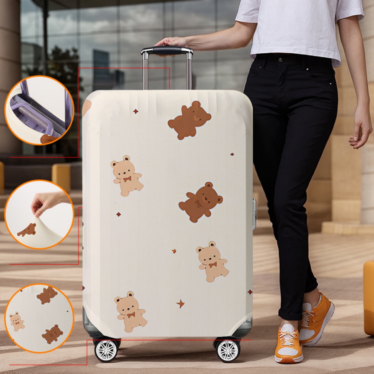 Ochraniacz na walizkę elastycz – Waterproof Suitcase Cover Protector recenzja i cena