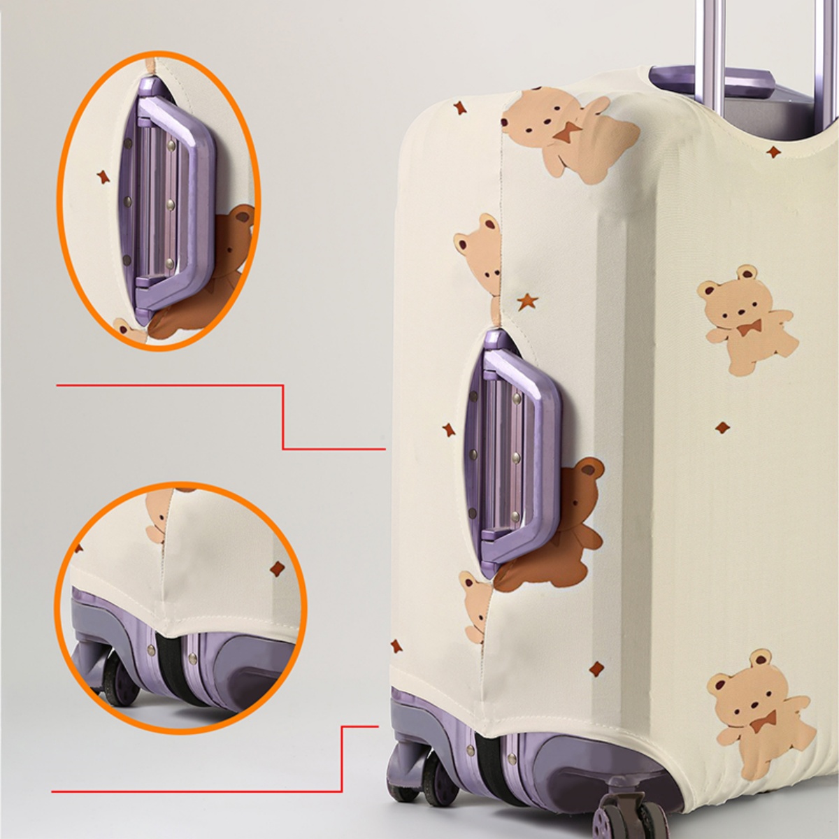 Ochraniacz na walizkę elastycz – Waterproof Suitcase Cover Protector recenzja i cena
