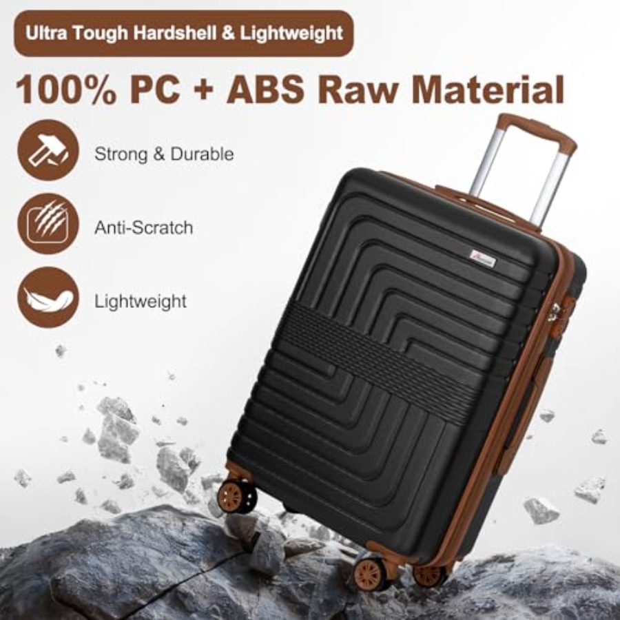 3-częściowy zestaw walizek roz – Expandable Hard Shell Luggage Set recenzja i cena