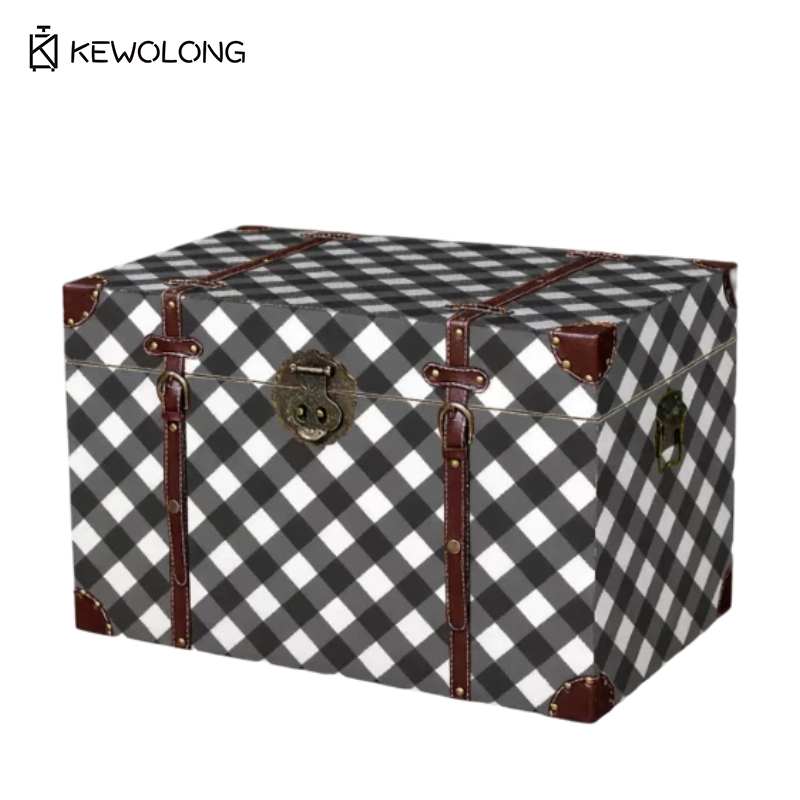 Drewniane pudełko do przechowy – Retro Vintage Trunk Suitcase recenzja i cena