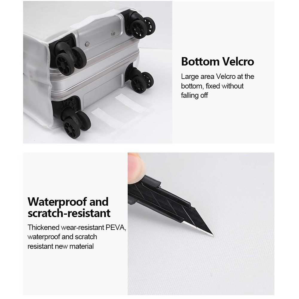 Nowa, matowa osłona na bagaż,  – Waterproof Suitcase Cover Protector recenzja i cena
