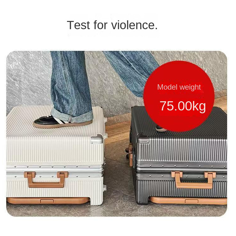 Nowa szeroka walizka na kółkac – Aluminum Frame Carry On Luggage recenzja i cena