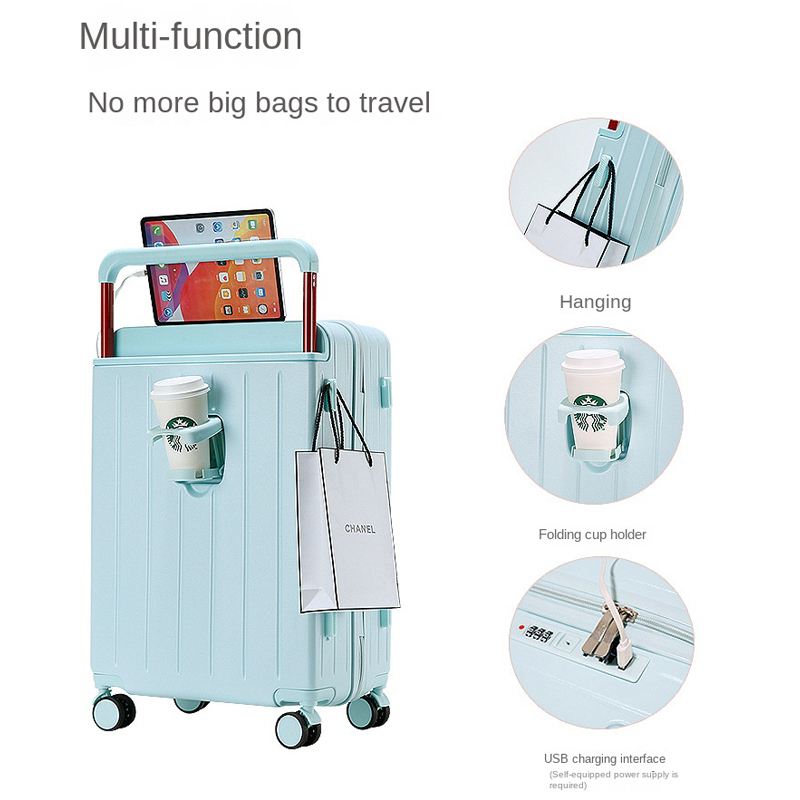 Walizka podróżna z szerokim uc – Spinner Wheel Rolling Suitcase 20 Inch recenzja i cena