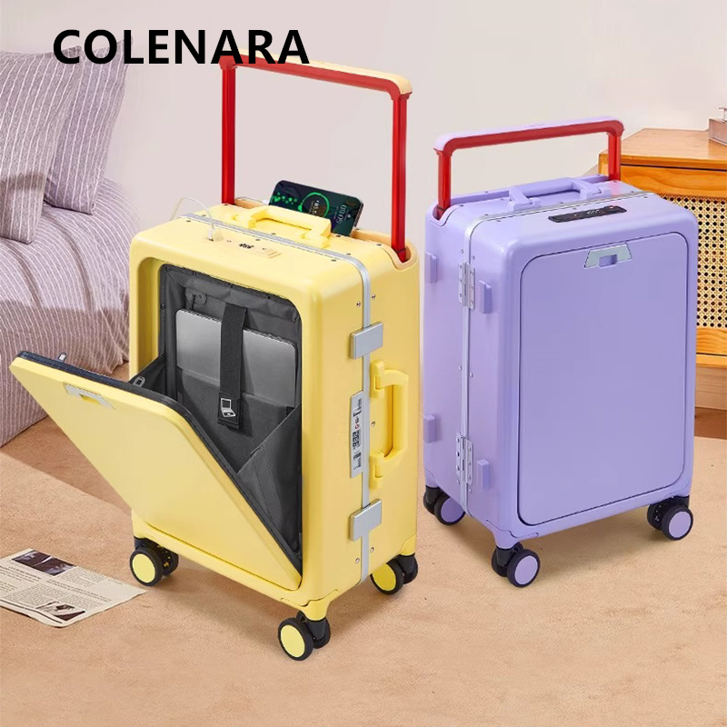 Walizka na kółkach COLENARA z  – Front Opening Laptop Luggage 24 Inch recenzja i cena