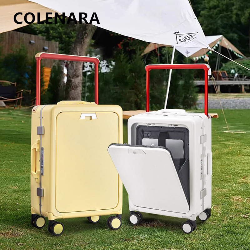 Walizka na kółkach COLENARA z  – Front Opening Laptop Luggage 24 Inch recenzja i cena