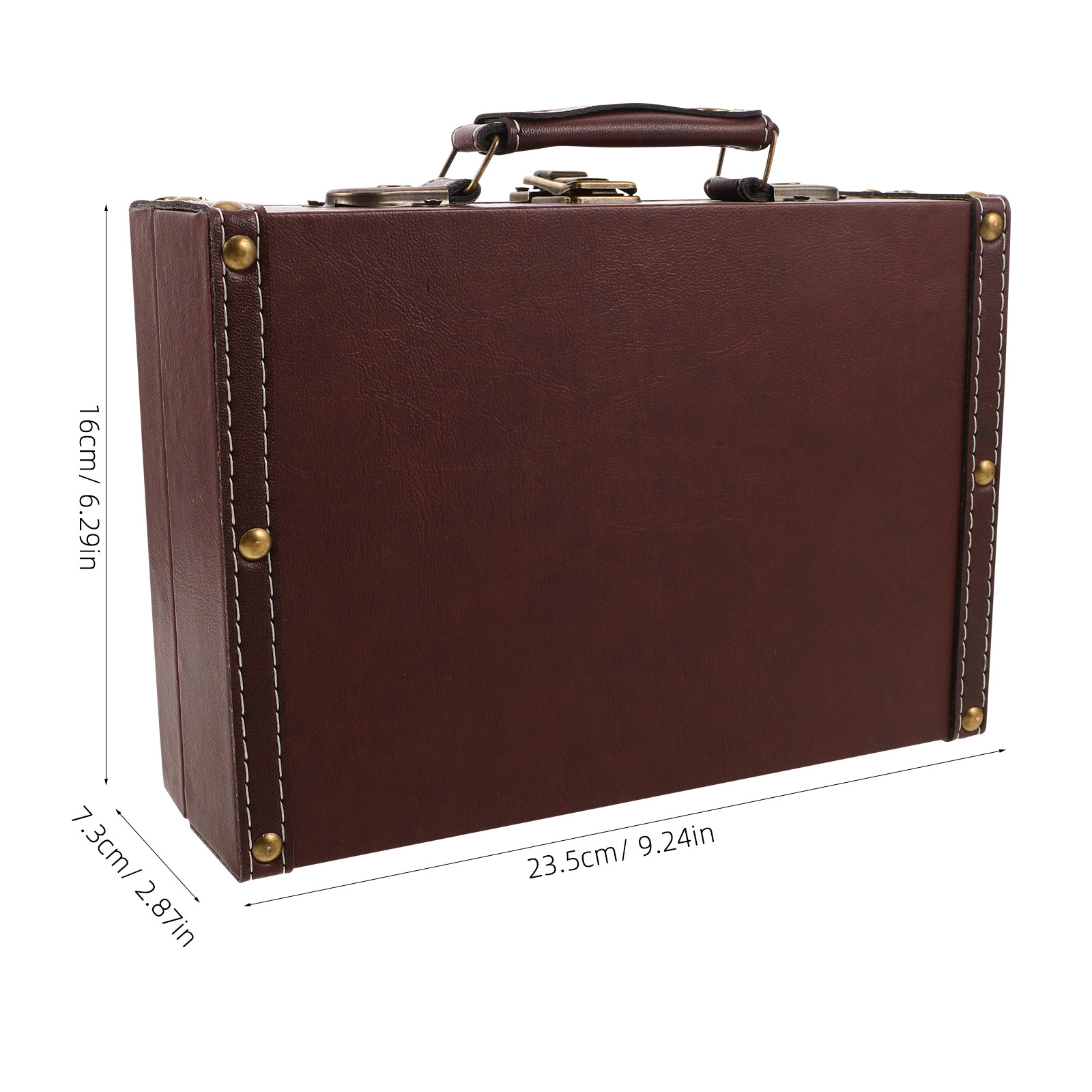 Antyczne drewniane pudełko do  – Retro Vintage Trunk Suitcase recenzja i cena