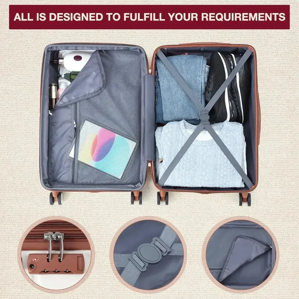 Rozkładany 3-częściowy zestaw  – Expandable Hard Shell Luggage Set recenzja i cena