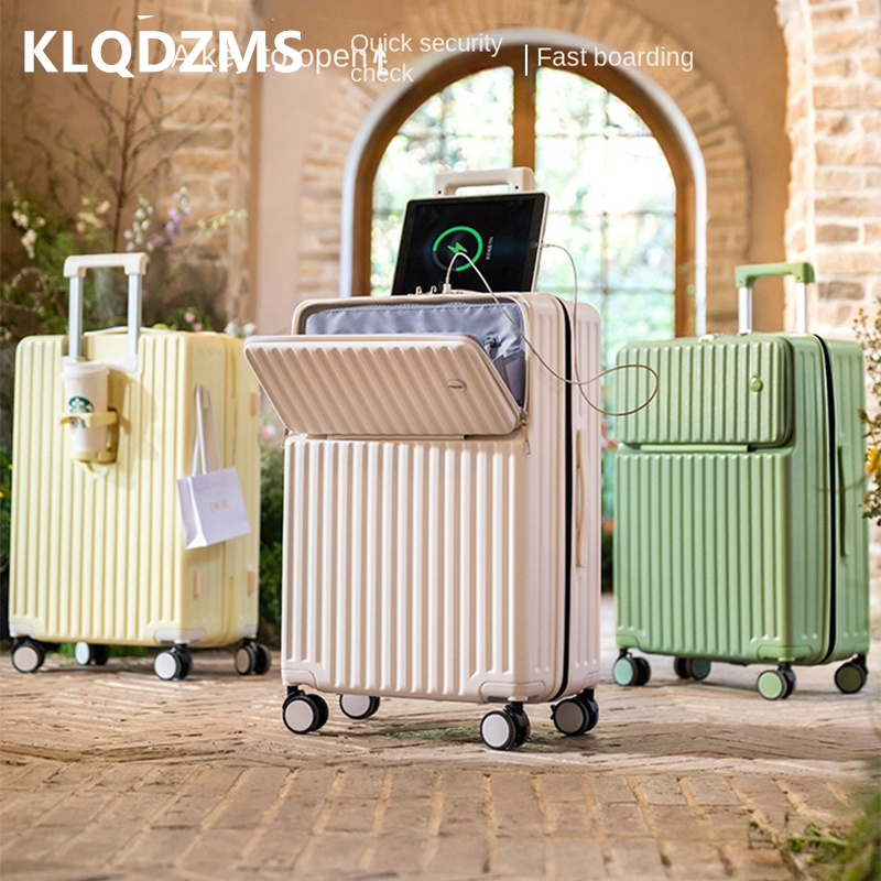 KLQDZMS Walizka męska na kółka – Spinner Wheel Rolling Suitcase 20 Inch recenzja i cena