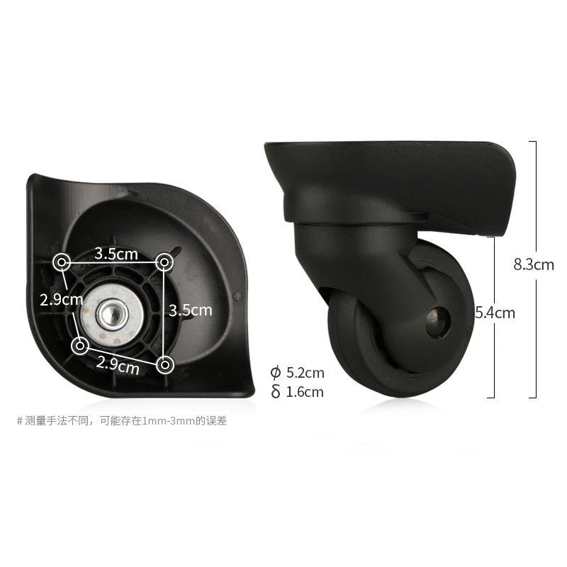 Kółka do walizki Samsonite, ak – Silent Replacement Luggage Wheels recenzja i cena