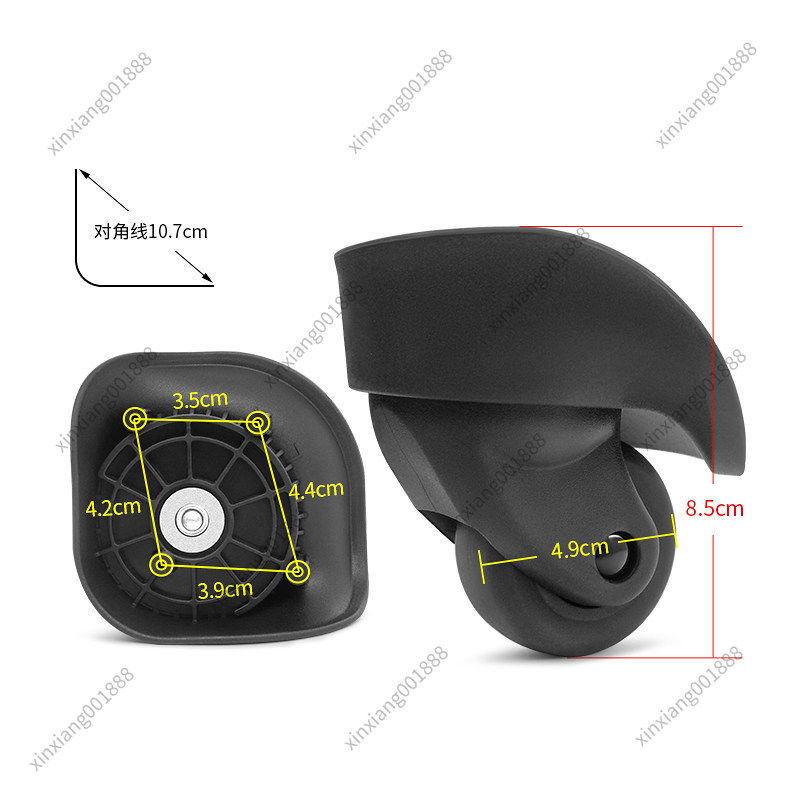 Części zamienne do walizki Del – Silent Replacement Luggage Wheels recenzja i cena