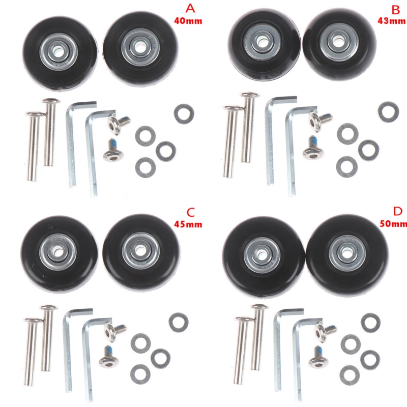 1Zestaw OD 40-54mm Części do w – Silent Replacement Luggage Wheels recenzja i cena