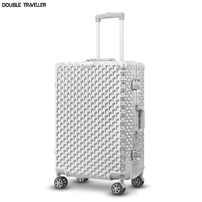 Nowa walizka podróżna, skrzynk – Aluminum Frame Carry On Luggage recenzja i cena