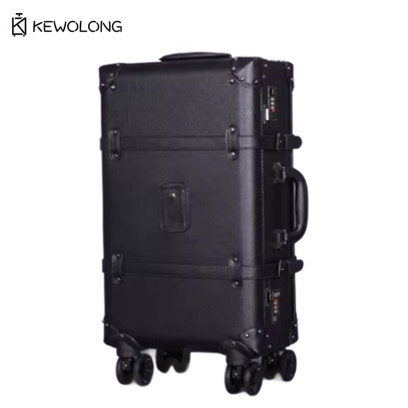 Zestaw walizek vintage 20 24 - – Retro Vintage Trunk Suitcase recenzja i cena