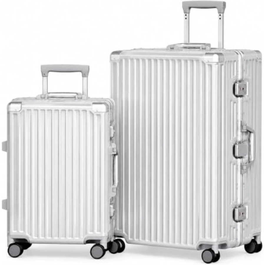 Zestawy walizek 2-częściowe z  – Aluminum Frame Carry On Luggage recenzja i cena