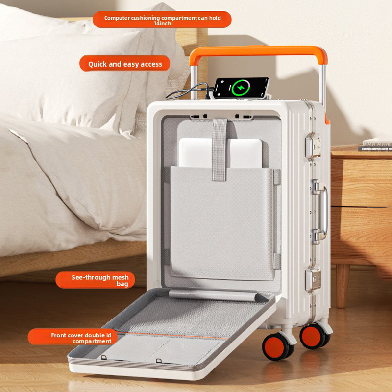 Walizka podróżna z aluminiową  – Aluminum Frame Carry On Luggage recenzja i cena