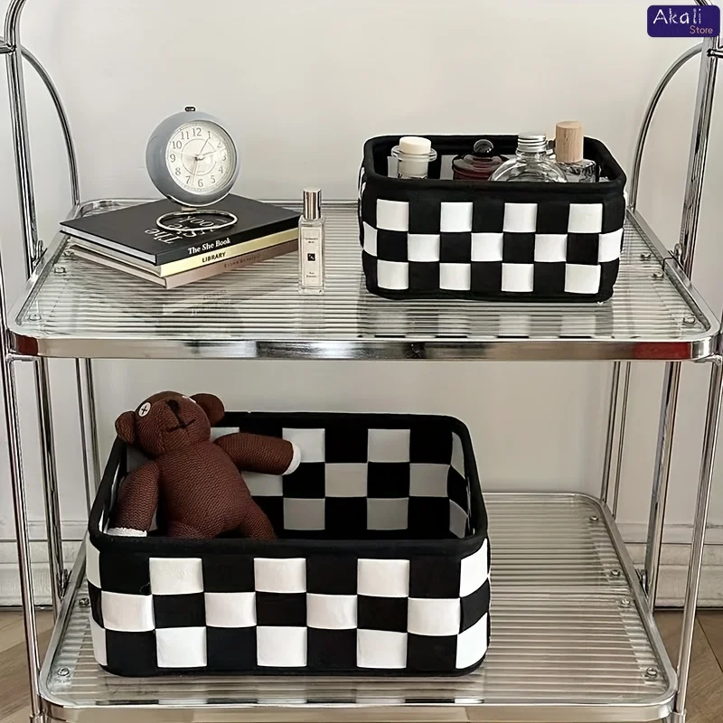 2026 Czarno-biały koszyk do pr – Cosmetic Bags recenzja i cena