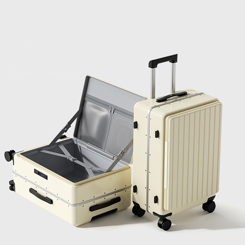Walizka z bocznym otwieraniem, – Aluminum Frame Carry On Luggage recenzja i cena