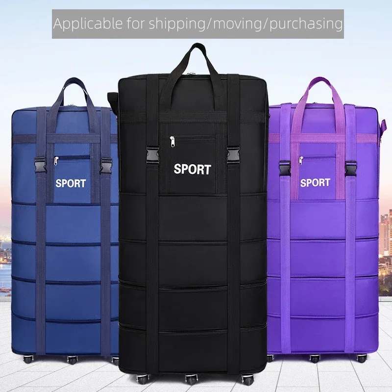 Plus Airline Checked Bag Oxfor – Foldable Rolling Luggage Bag recenzja i cena